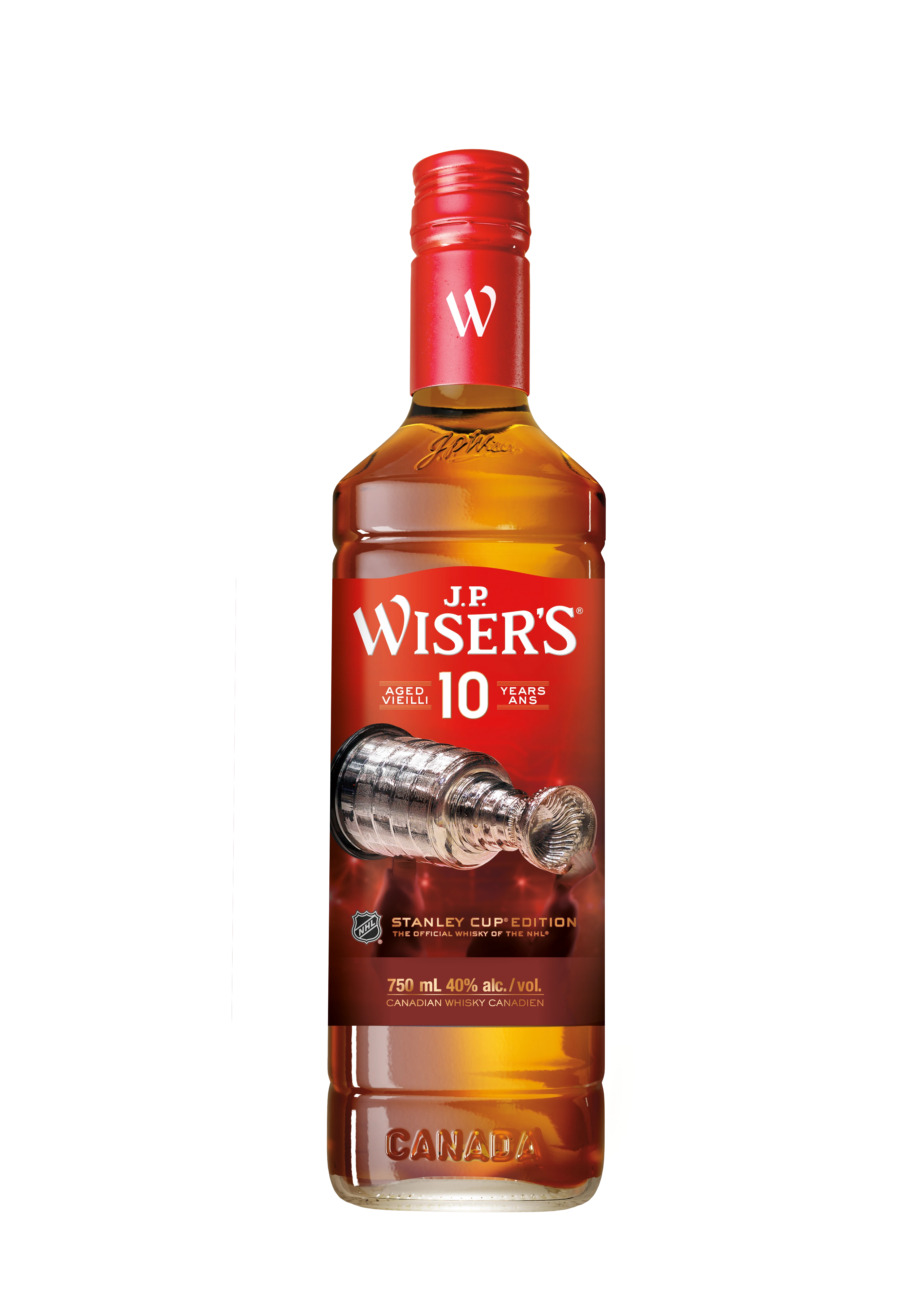 WISERS 10YR NHL EDITION CANADIAN WHISKY 750ML