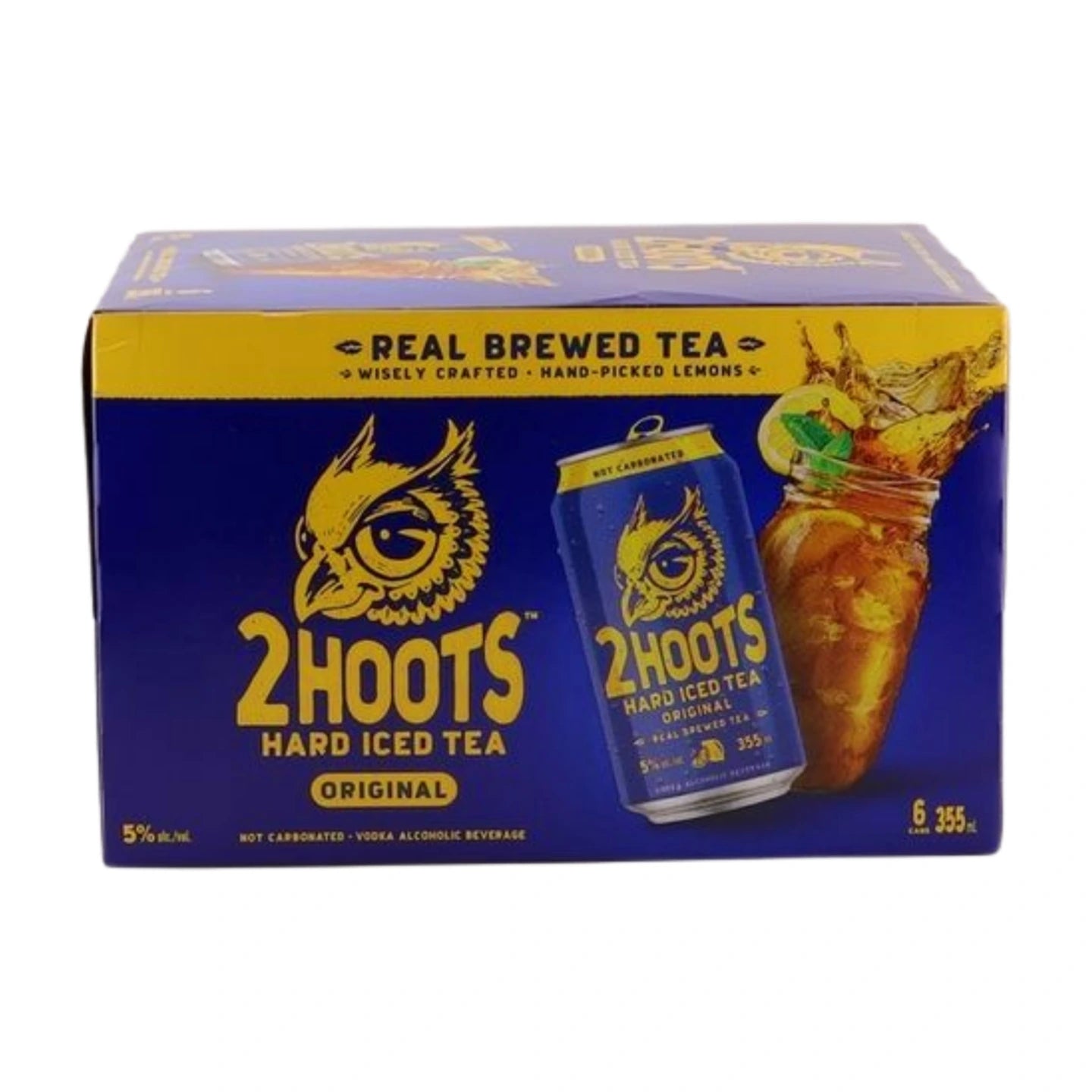 2 HOOTS HARD ICED TEA 355ML 6PK CAN