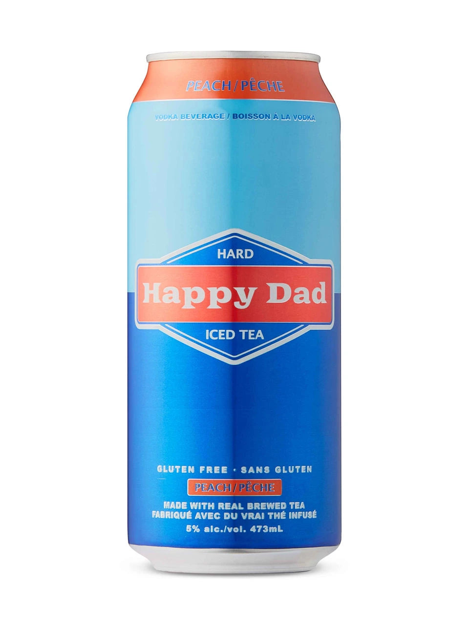 HAPPY DAD HARD ICED TEA PEACH 473ML CAN
