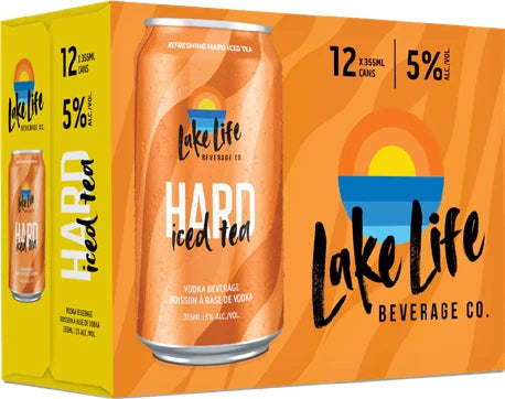 LAKE LIFE HARD ICED TEA 355ML 12PK CAN