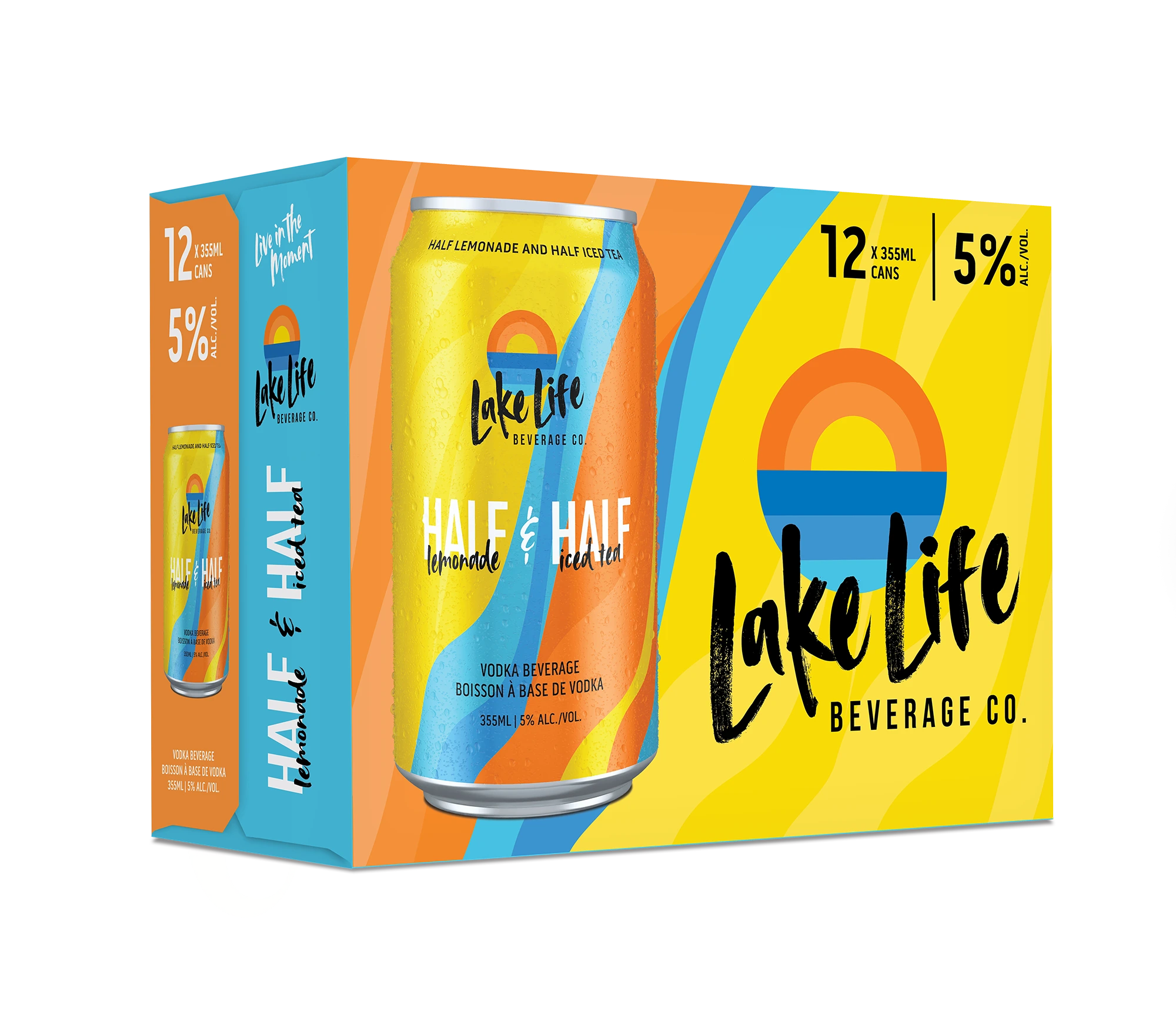 LAKE LIFE HALF & HALF 355ML 12PK CAN
