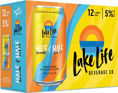 LAKE LIFE HALF & HALF 355ML 12PK CAN