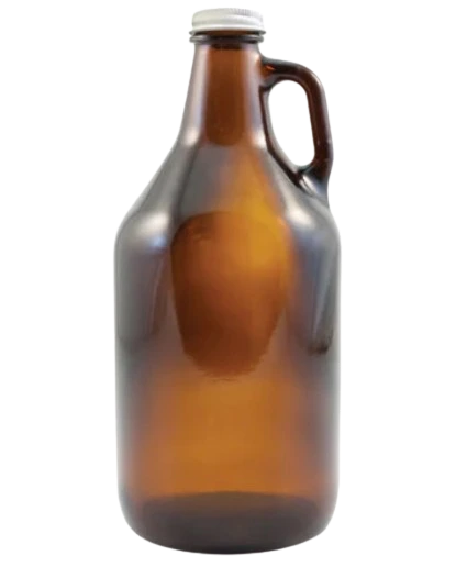 TRUE AMBER GLASS GROWLER 64OZ