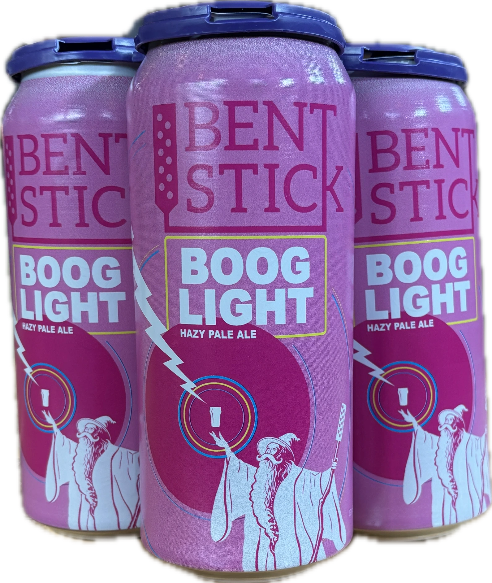 BENT STICK BOOG LIGHT HAZY PALE ALE 473ML 4PK CAN