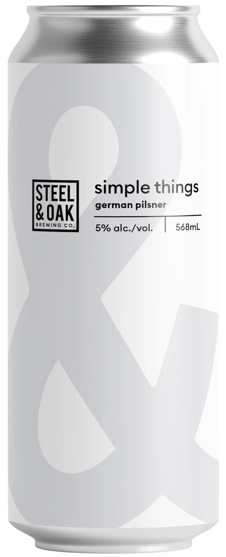 STEEL & OAK SIMPLE THINGS PILSNER 568ML CAN