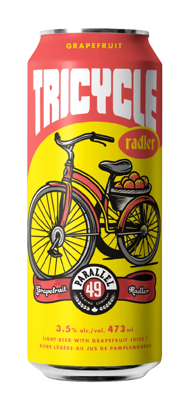 PARALLEL 49 TRICYCLE GRAPEFRUIT RADLER 473ML CAN