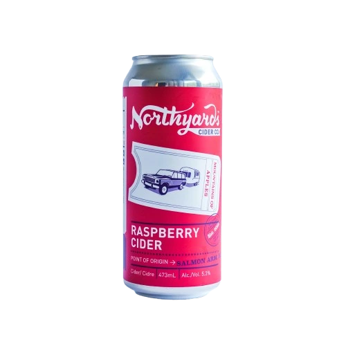 NORTHYARDS RASPBERRY CIDER 473ML CAN