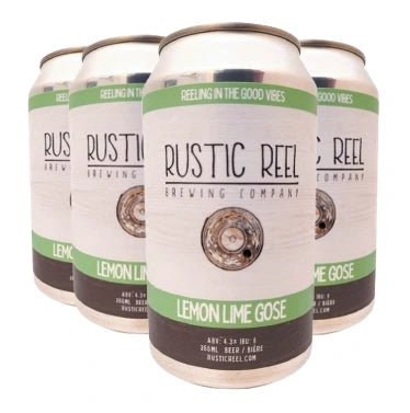 RUSTIC REEL LEMON LIME GOSE 355ML 6PK CAN