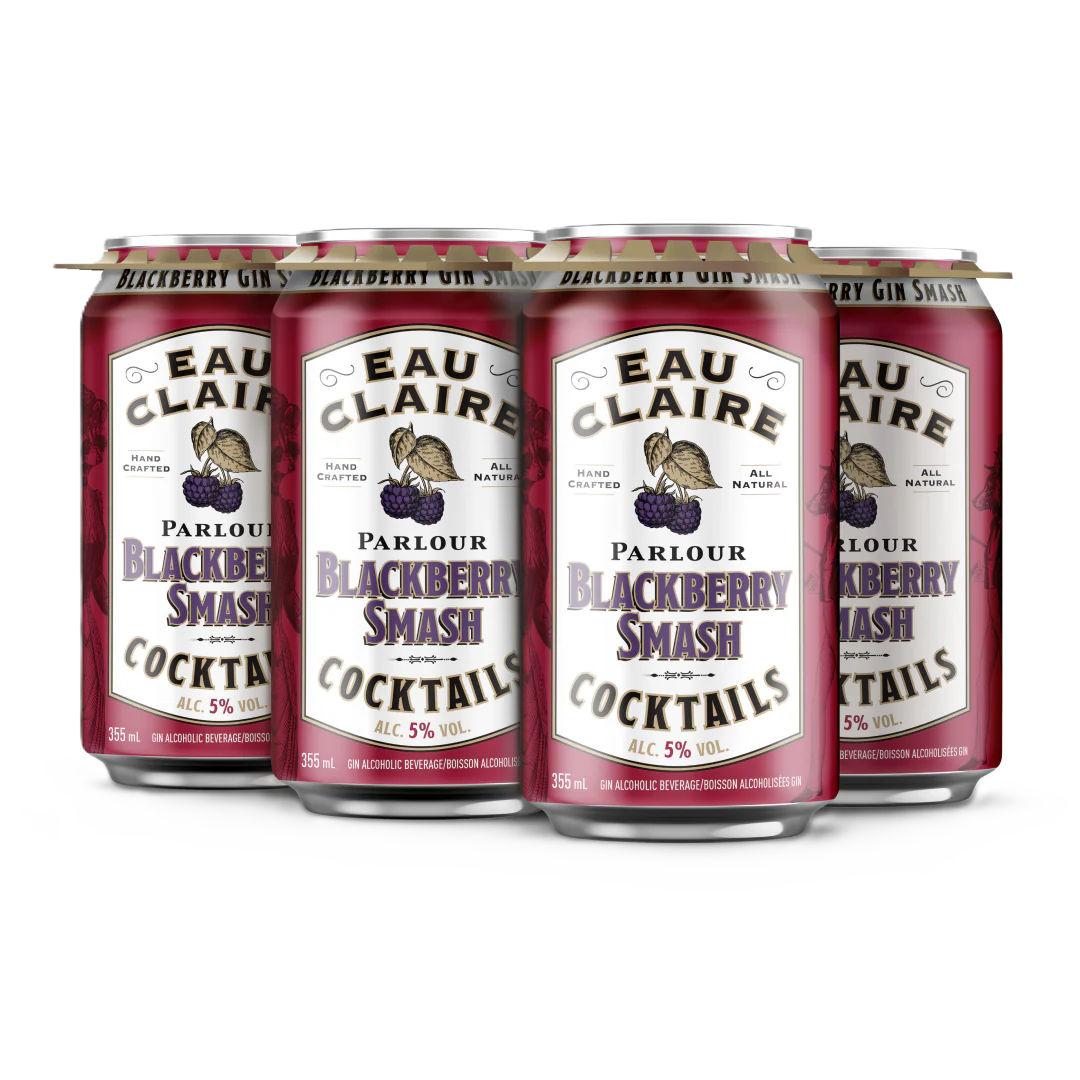 EAU CLAIRE PARLOUR GIN BLACKBERRY SMASH 355ML 6PK CAN