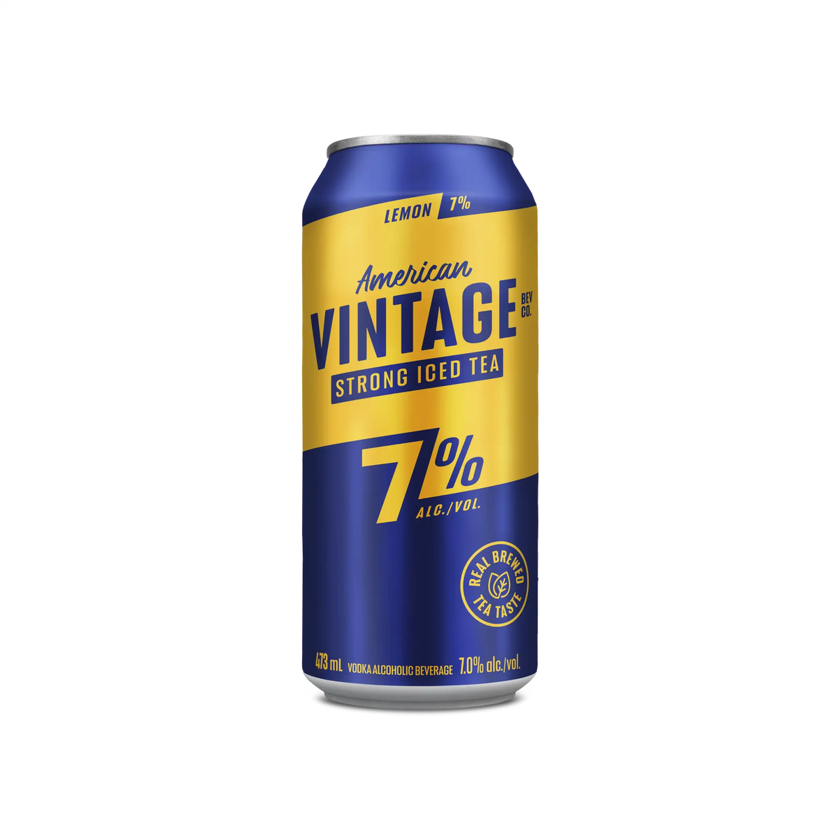 AMERICAN VINTAGE STRONG ICED TEA LEMON 7% 473ML CAN