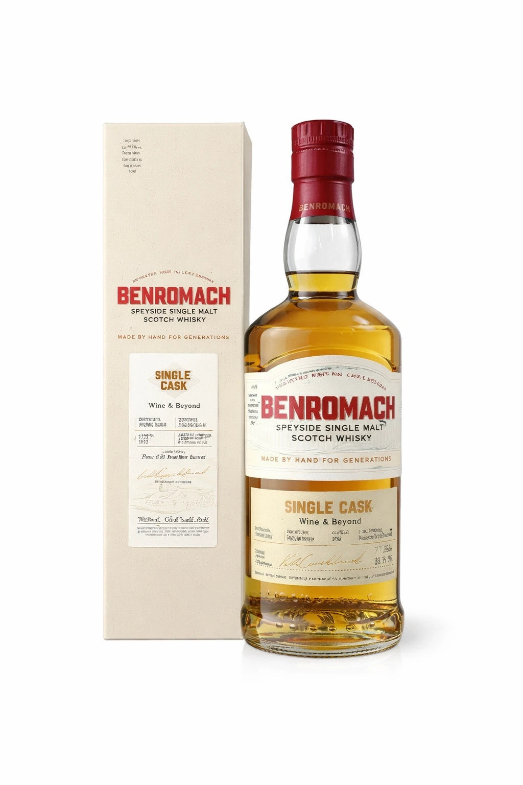 BENROMACH W&B SINGLE CASK BOURBON BARREL #492 2023 700ML