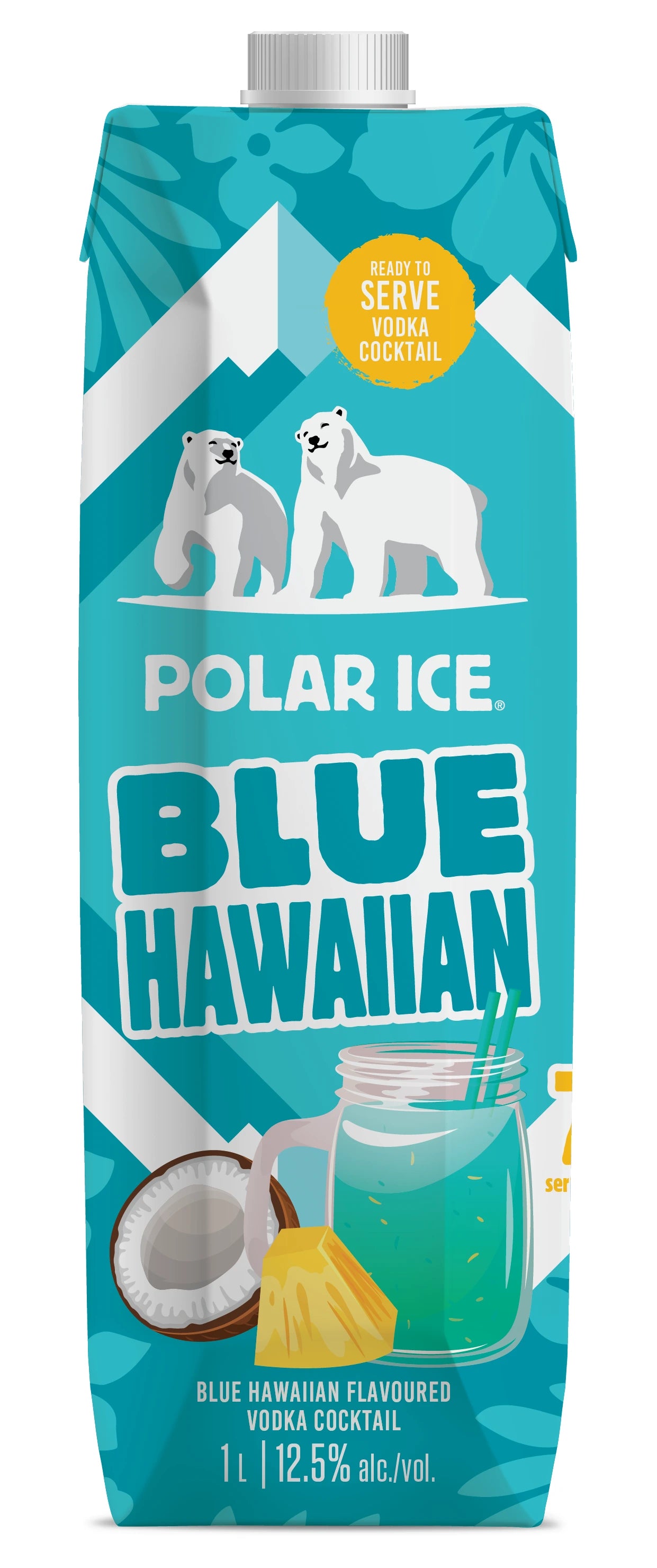 POLAR ICE BLUE HAWAIIAN COCKTAIL 1L