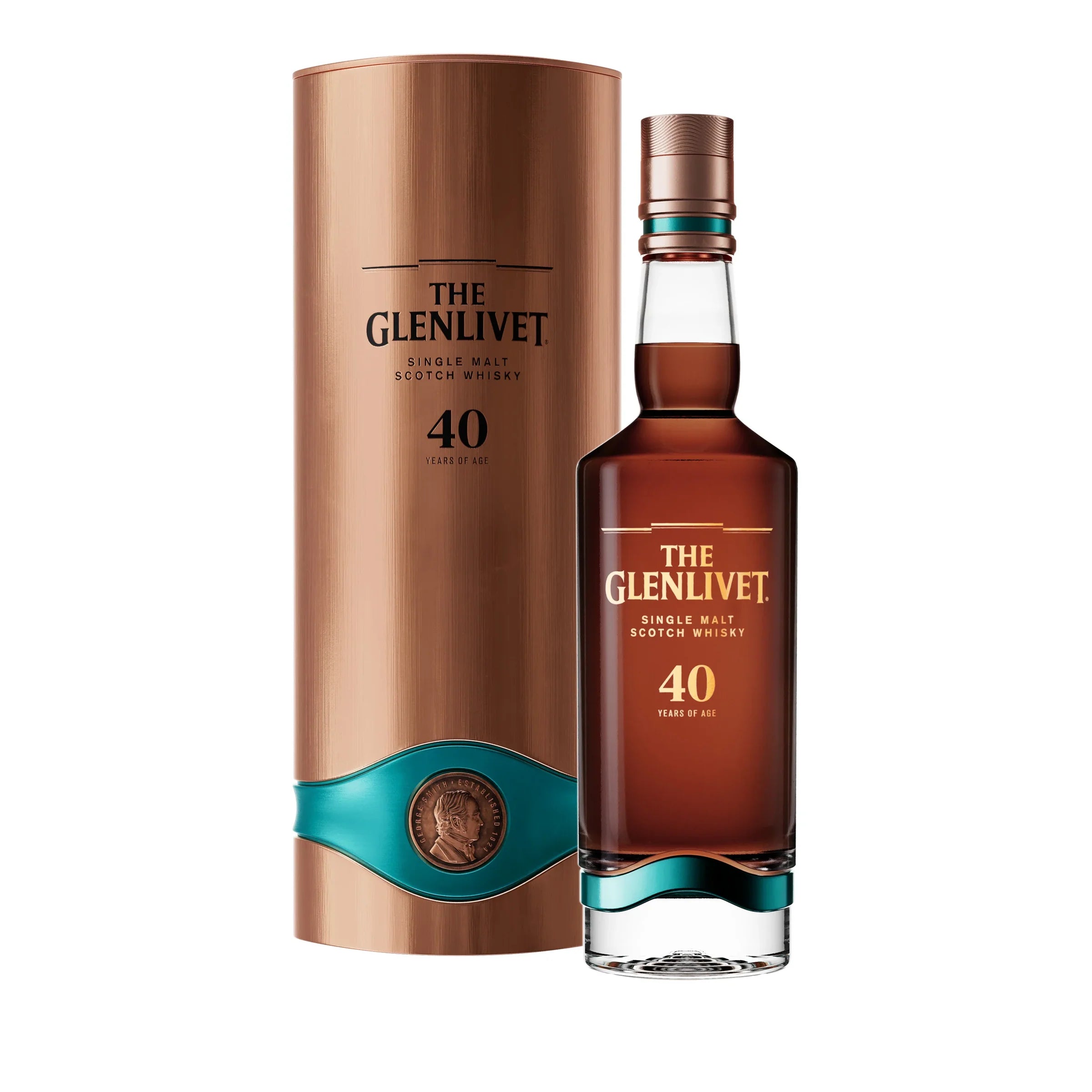 GLENLIVET 40YR SINGLE MALT SCOTCH WHISKY 700ML