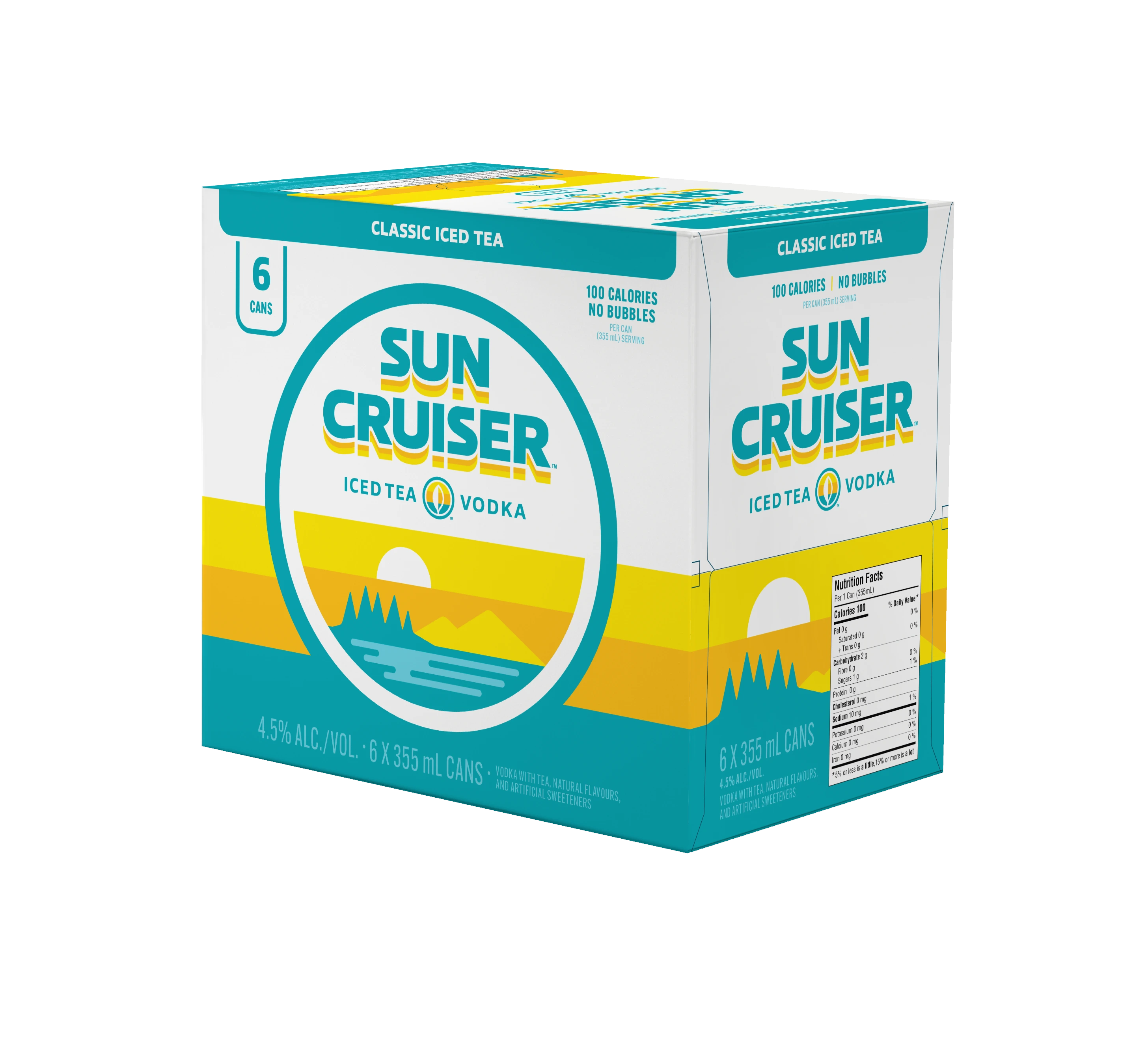 SUN CRUISER CLASSIC ICED TEA 355ML 6PK CAN