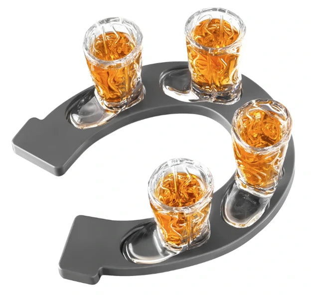 FINAL TOUCH WILD WEST HORSESHOE BOOT SHOTS 4PK