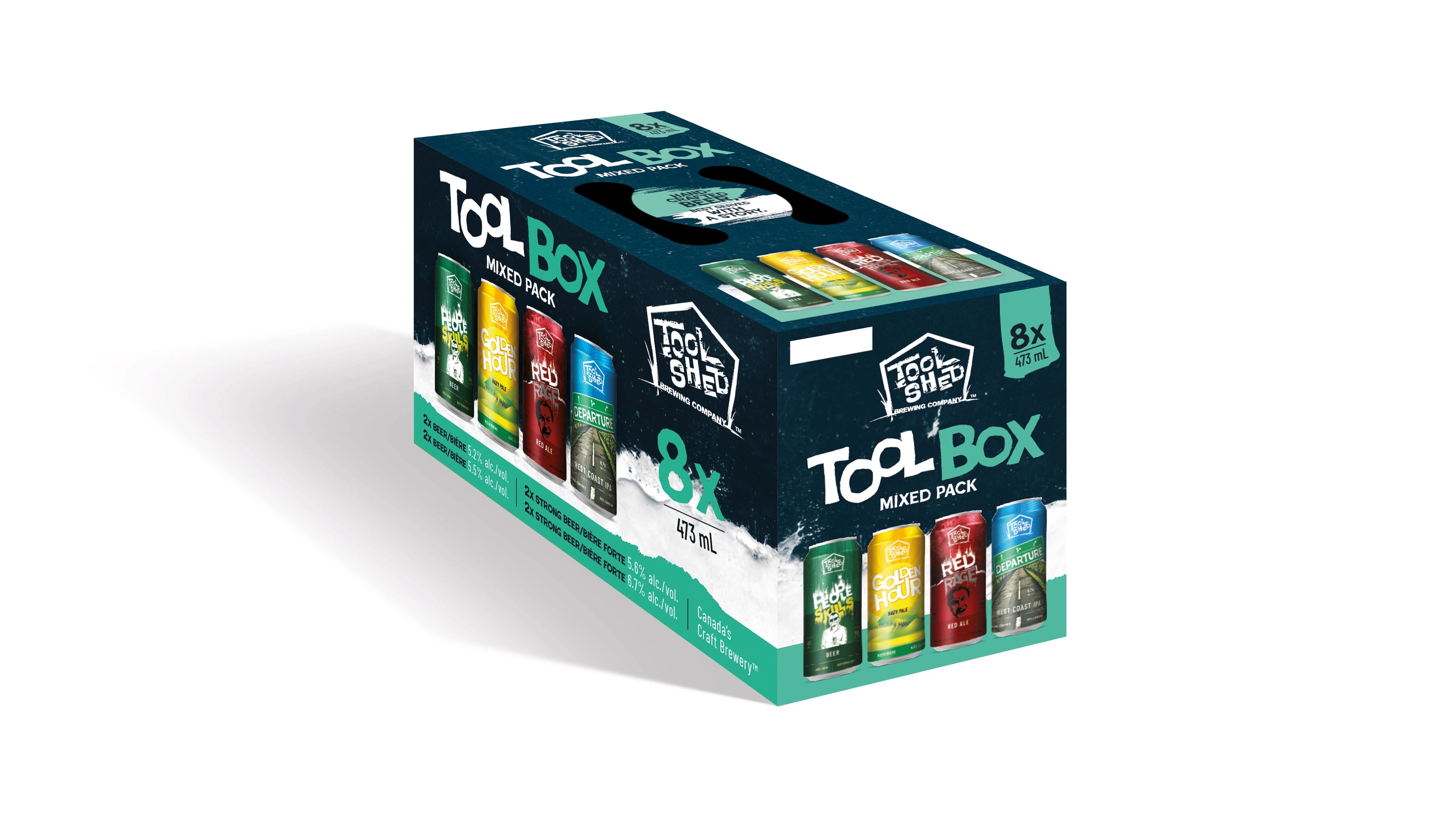 TOOL SHED TOOL BOX MIXER 473ML 8PK CAN