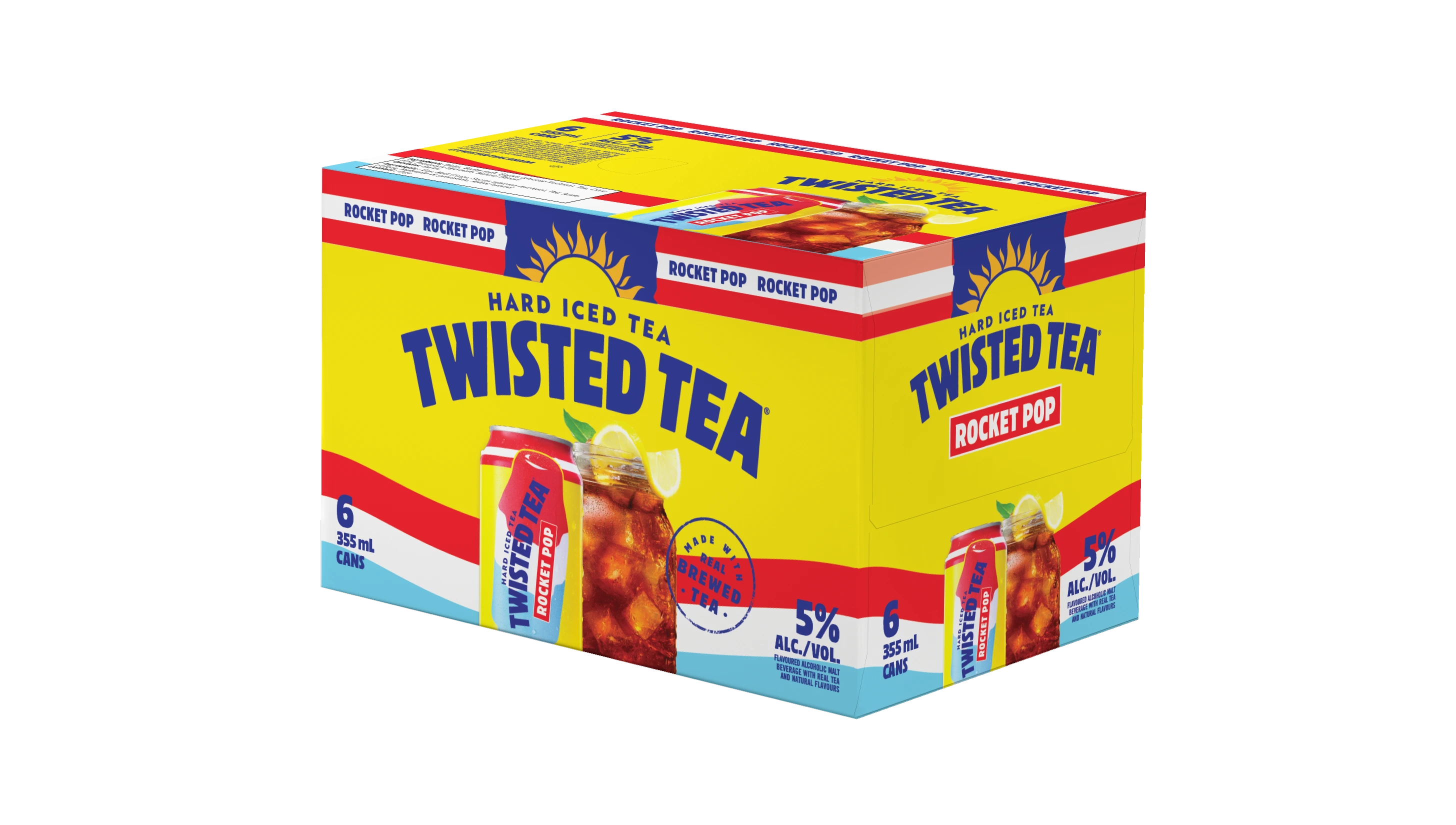 TWISTED TEA ROCKET POP 355ML 6PK CAN
