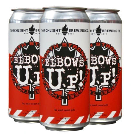 TORCHLIGHT ELBOWS UP WEST COAST PILS 473ML 4PK CAN @ Kelowna [1057566]
