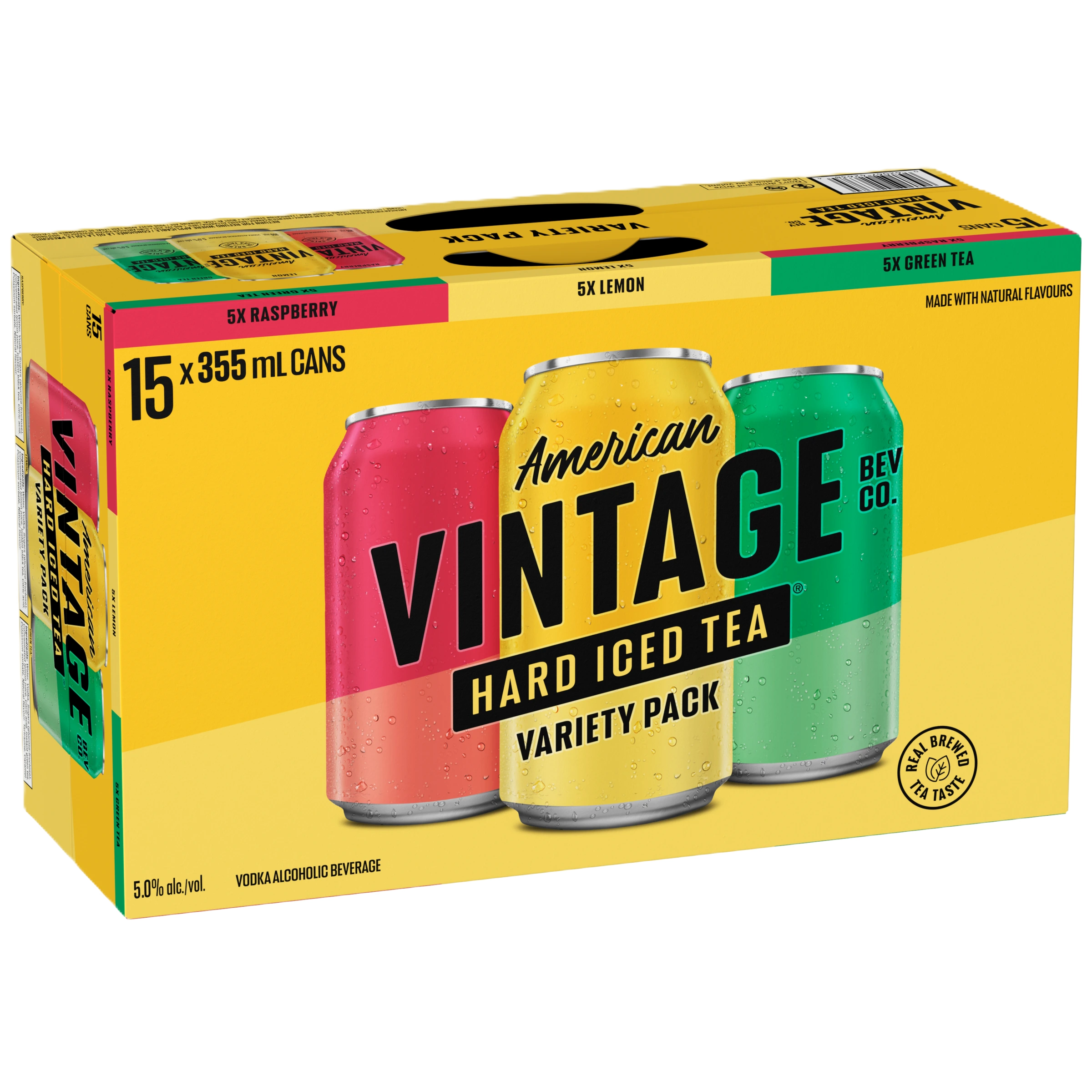 AMERICAN VINTAGE HARD ICED TEA MIXER 355ML 15PK CAN