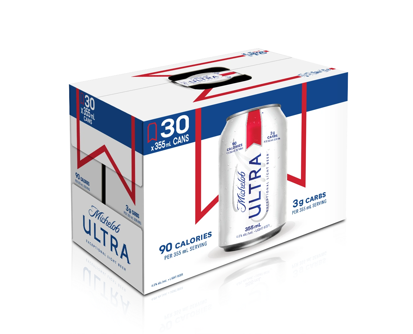 MICHELOB ULTRA LIGHT LAGER 355ML 30PK CAN