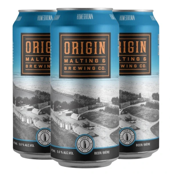 ORIGIN HOMEGROWN LAGER 473ML 4PK CAN