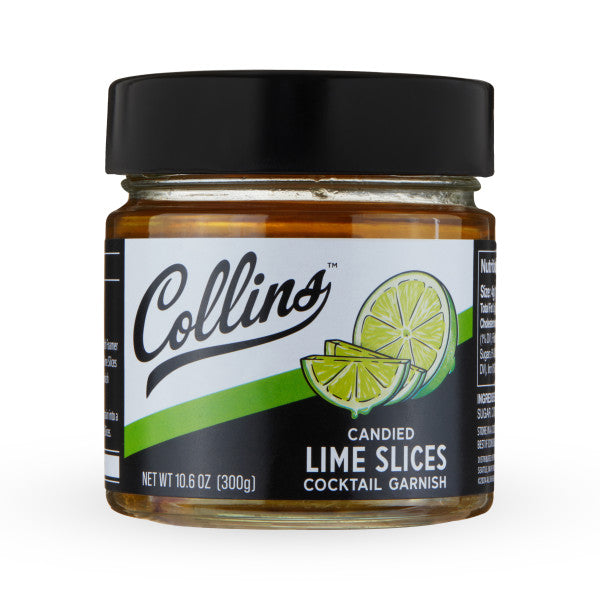 COLLINS CANDIED LIME SLICES IN SYRUP 10.6OZ