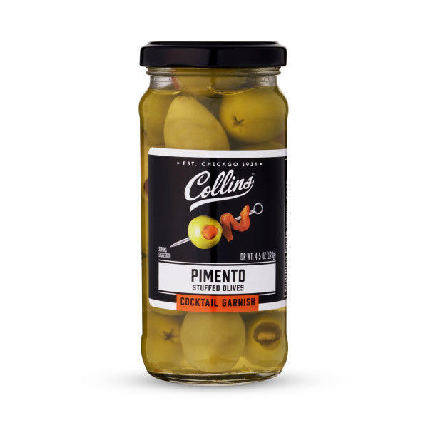 COLLINS PIMENTO STUFFED OLIVES 4.5OZ