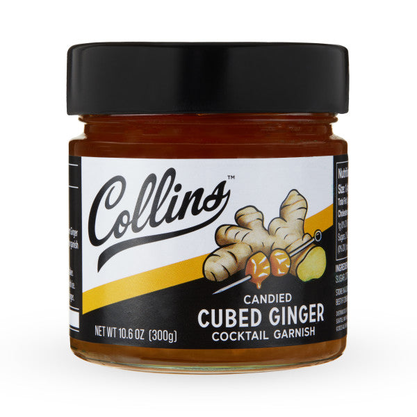 COLLINS CANDIED CUBED GINGER 10.6OZ