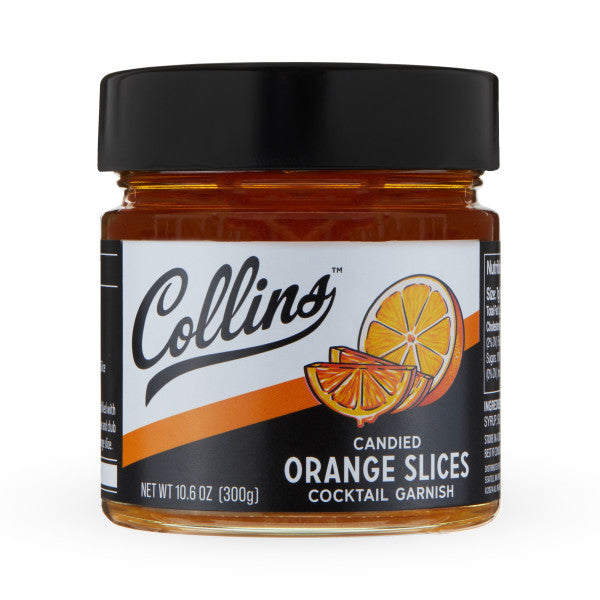 COLLINS CANDIED ORANGE SLICES IN SYRUP 10.6OZ