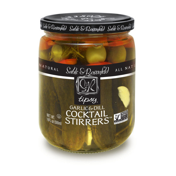 TIPSY GARLIC & DILL COCKTAIL STIRRERS 16OZ