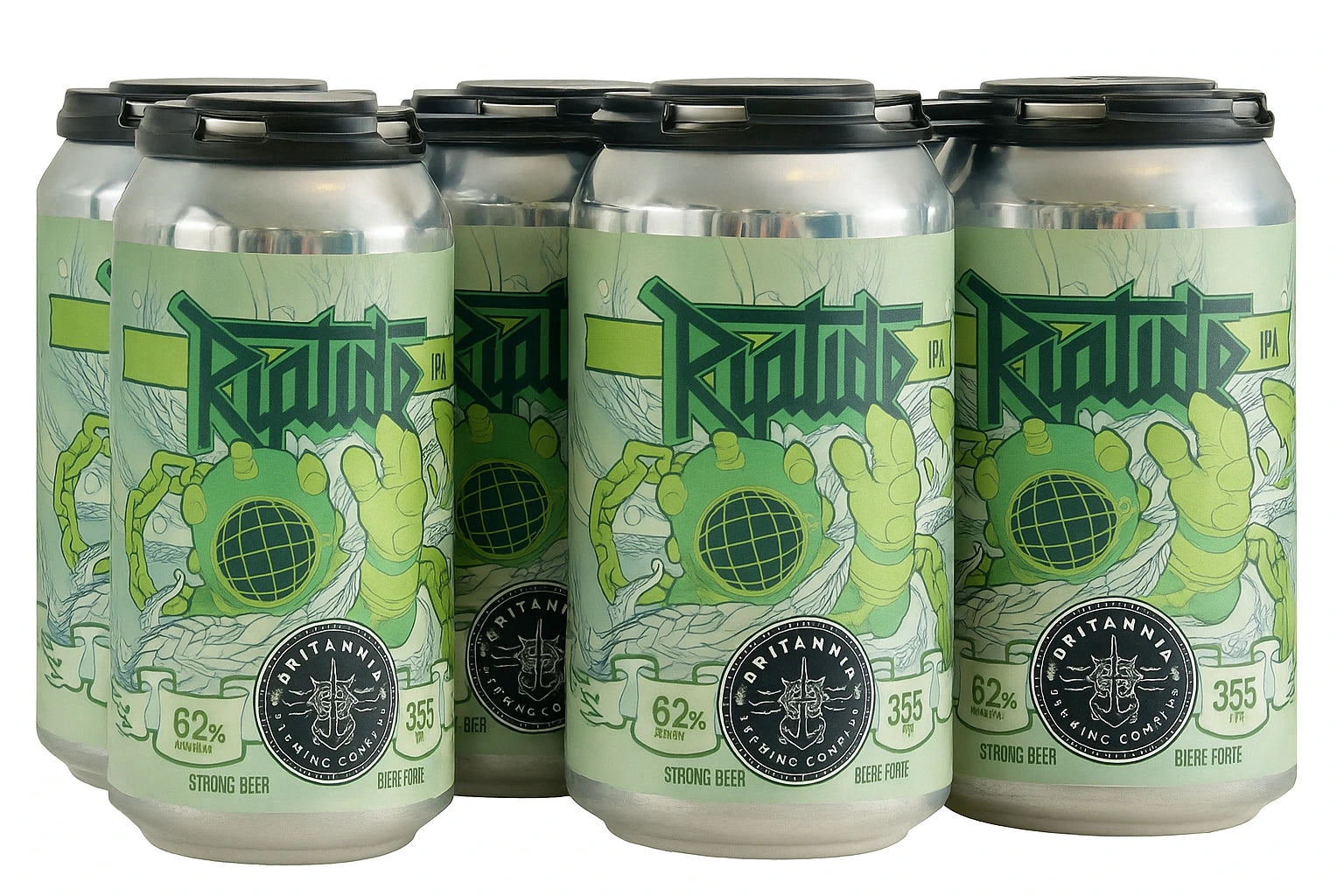 BRITANNIA RIPTIDE IPA 355ML 6PK CAN