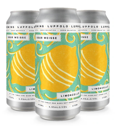 LUPPOLO LIMONCELLO SOUR WEISSE 473ML 4PK CAN