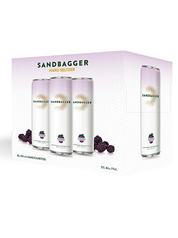 SANDBAGGER HARD SELTZER BOYSENBERRY 355ML 6PK CAN