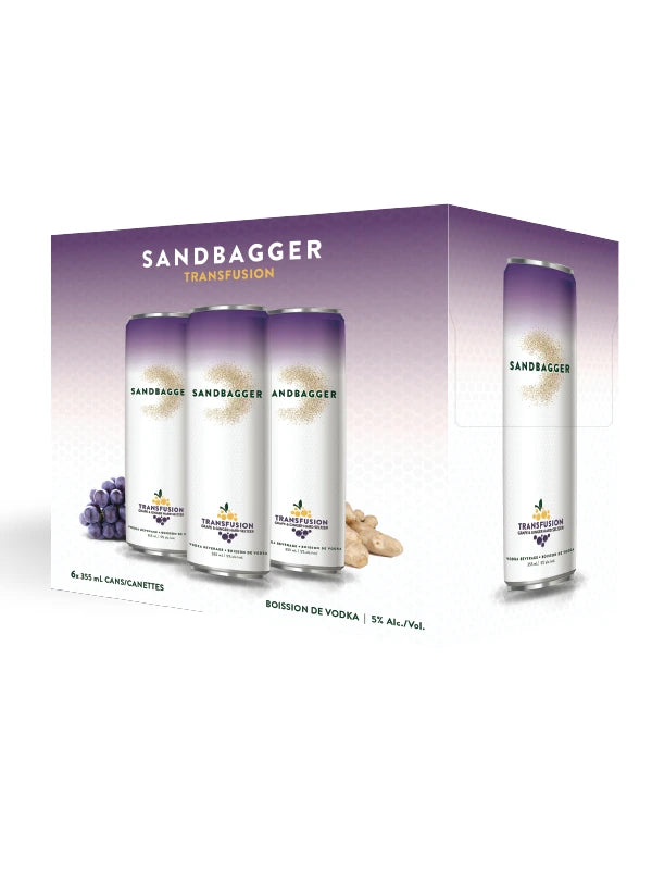 SANDBAGGER HARD SELTZER TRANSFUSION 355ML 6PK CAN