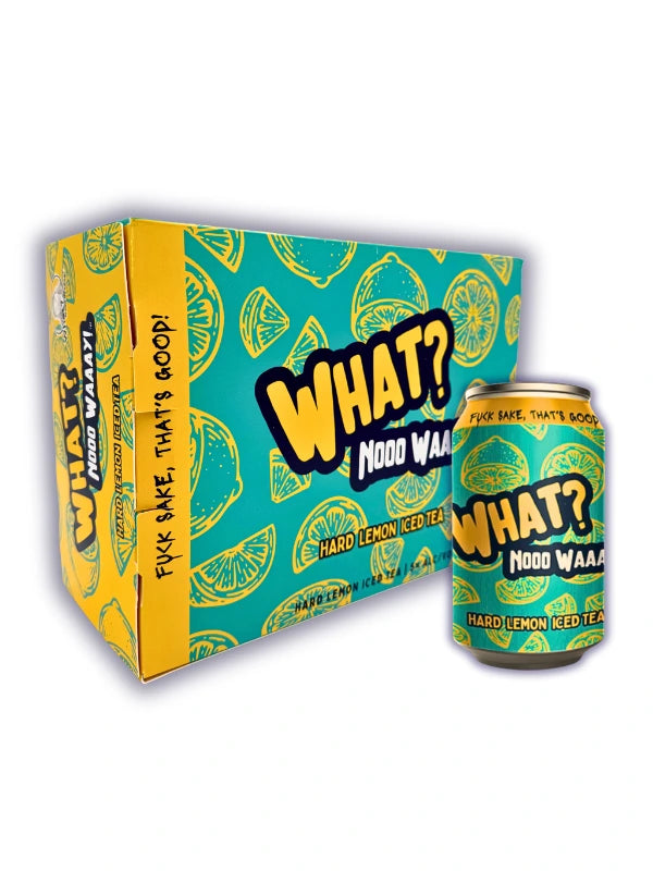 WHAT? NOOO WAAAY! HARD LEMON ICED TEA 355ML 12PK CAN