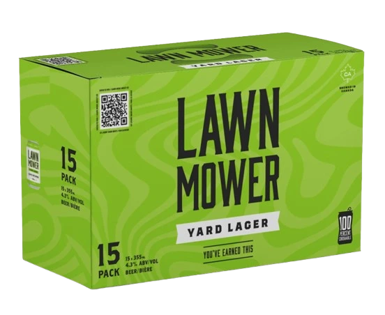 LAWN MOWER YARD LAGER 355ML 15PK CAN