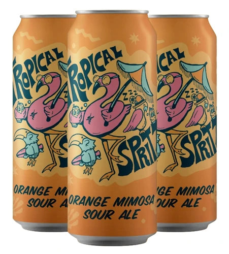 KETTLE RIVER TROPICAL SPRITZ ORANGE MIMO SOUR 473ML 4PK CAN