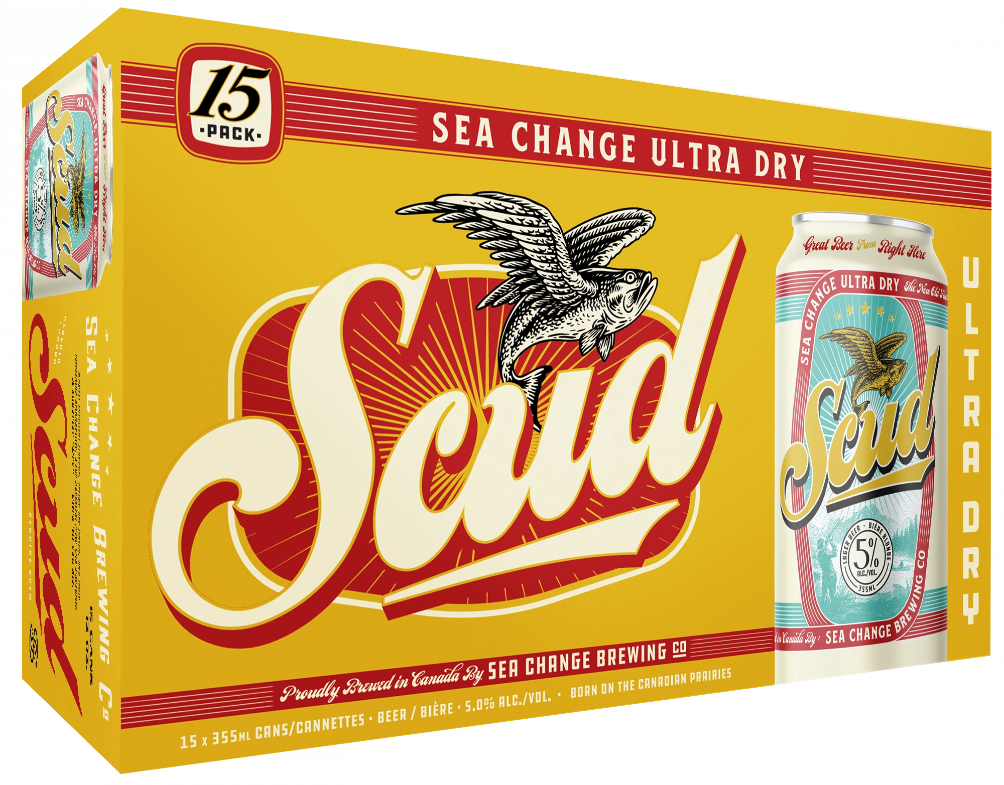 SEA CHANGE ULTRA DRY SCUD 355ML 15PK CAN