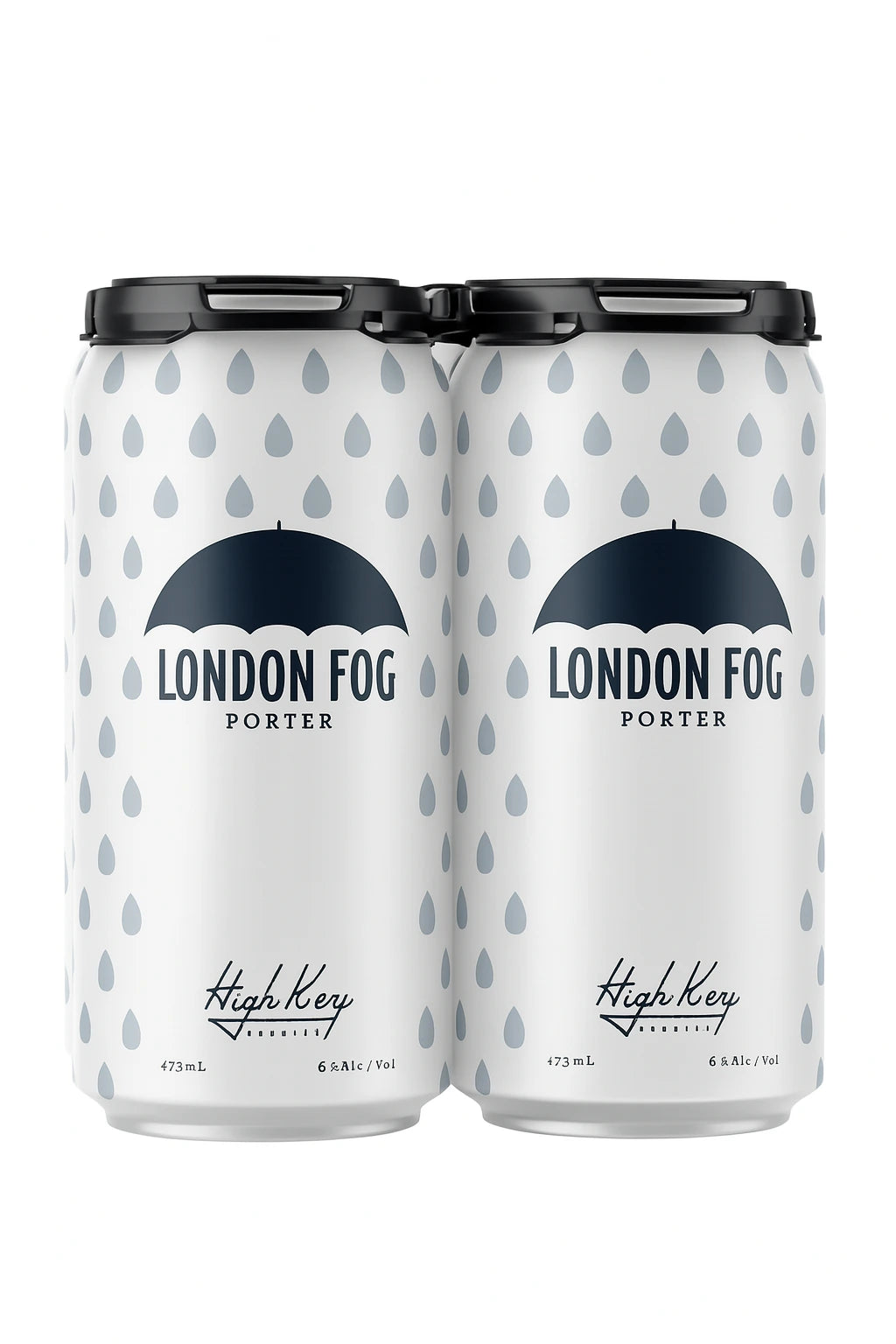 HIGH KEY LONDON FOG PORTER 473ML 4PK CAN