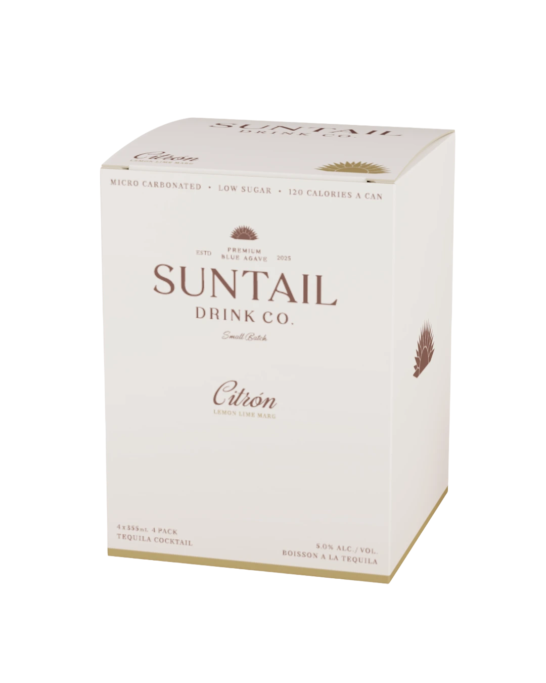 SUNTAIL CITRON LEMON LIME MARG 355ML 4PK CAN