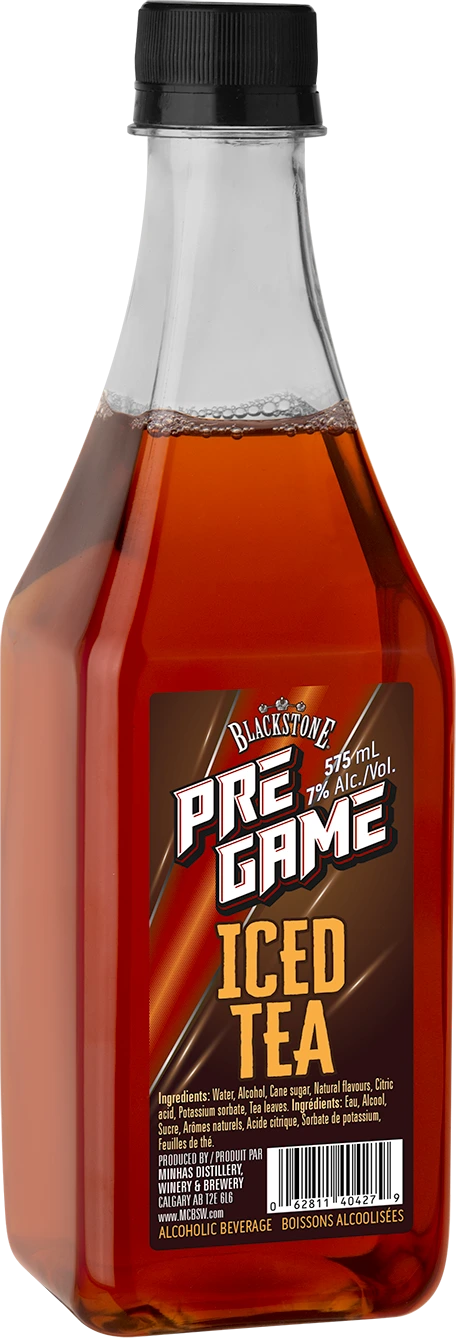 BLACKSTONE PREGAME HARD ICED TEA 575ML BT