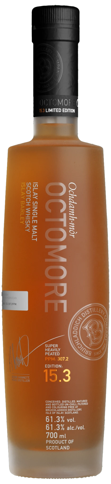 BRUICHLADDICH OCTOMORE 15.3 SCOTCH WHISKY 750ML