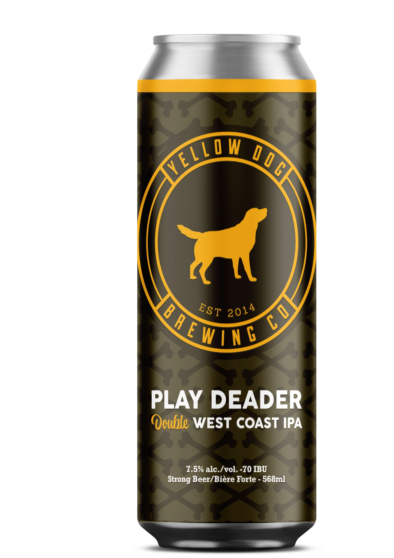 YELLOW DOG PLAY DEADER DBL WEST COAST IPA 568ML CAN