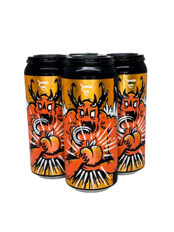NEW LEVEL PEACH DEMON FUZZY PEACH SOUR 473ML 4PK CAN