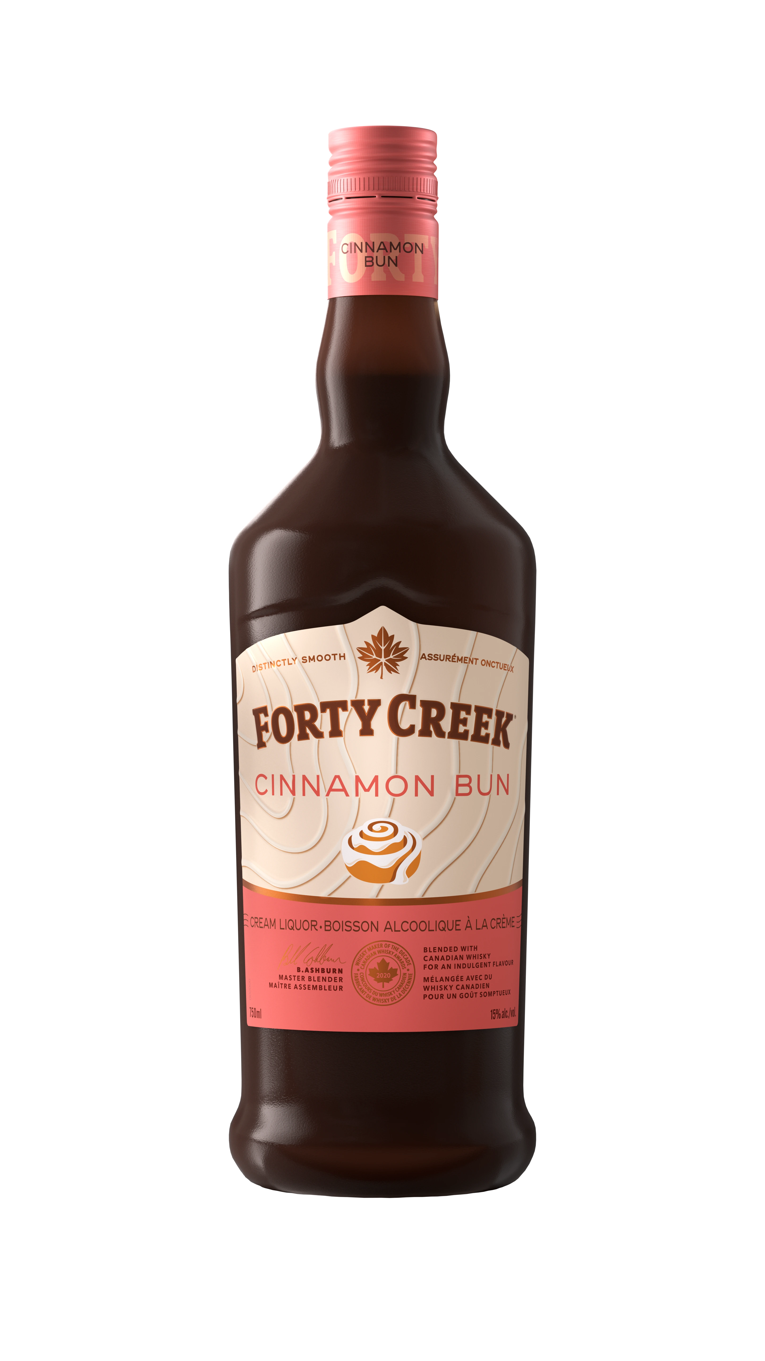 FORTY CREEK CINNAMON BUN CREAM LIQUEUR 750ML