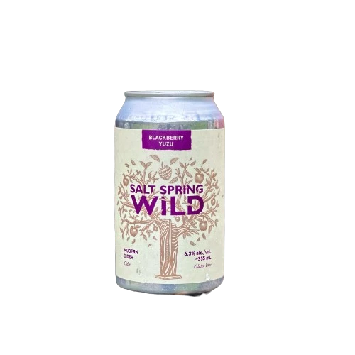 SALT SPRING WILD BLACKBERRY YUZU CIDER 355ML CAN