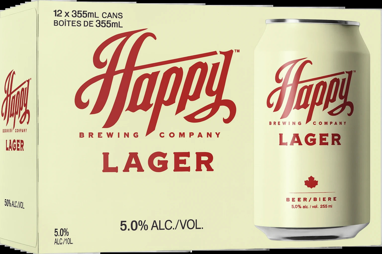 HAPPY BREW LAGER 355ML 12PK CAN @ Kelowna [1059434]