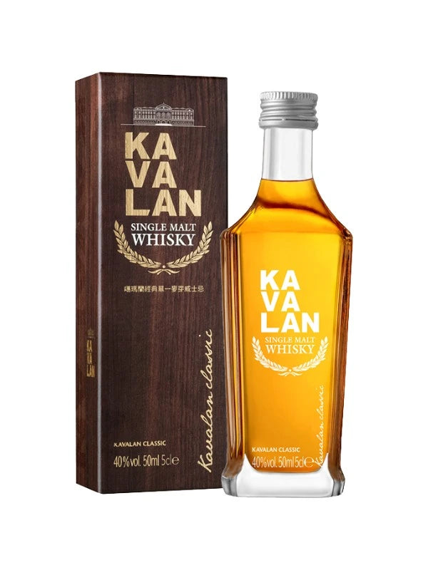 KAVALAN CLASSIC SINGLE MALT WHISKY 50ML