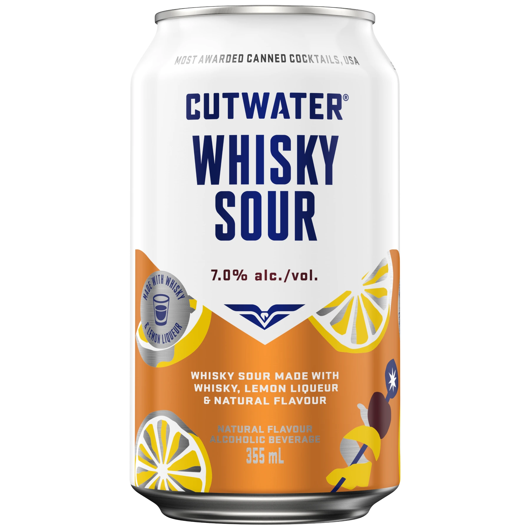 CUTWATER WHISKY SOUR 355ML CAN