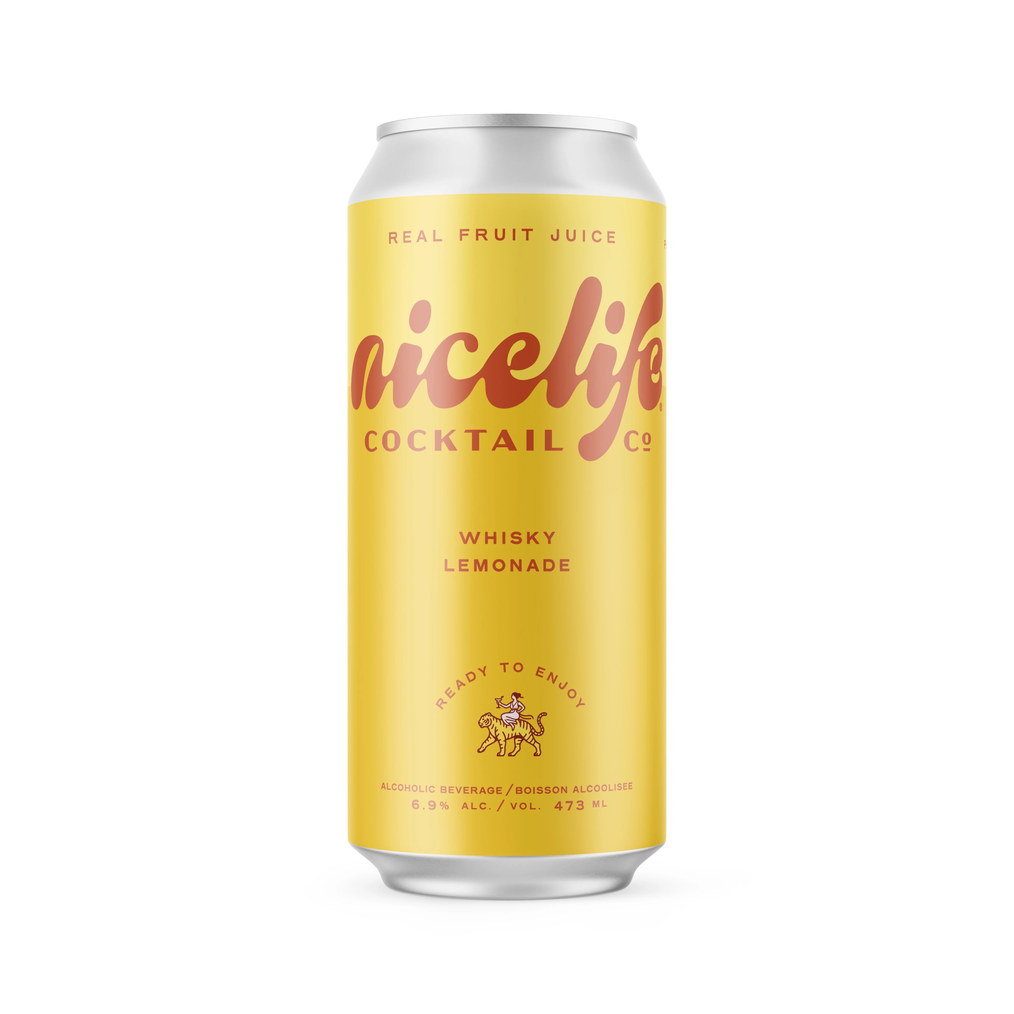 NICELIFE COCKTAIL WHISKY LEMONADE 473ML CAN